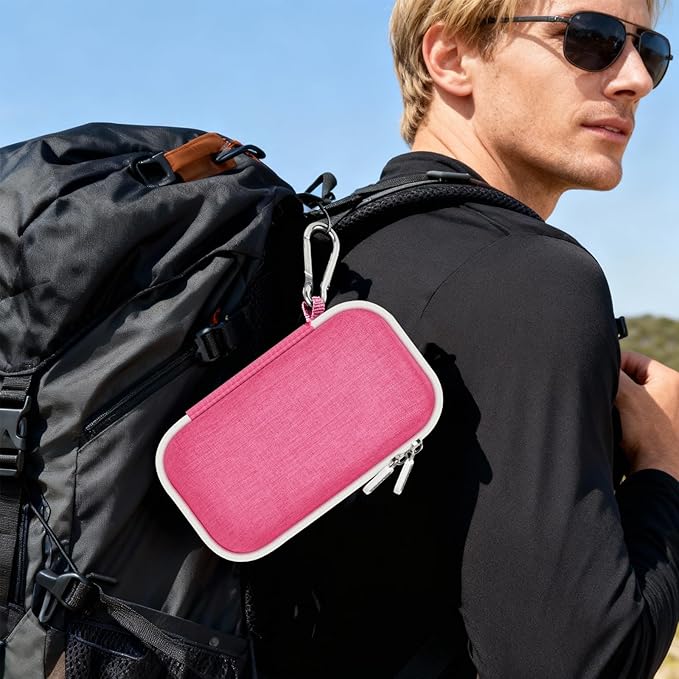 Travel Sunglass Organizer Case for Quay Polarized Sunglasses Men Women, Trendy Glasses Storage Box (Bag Only)