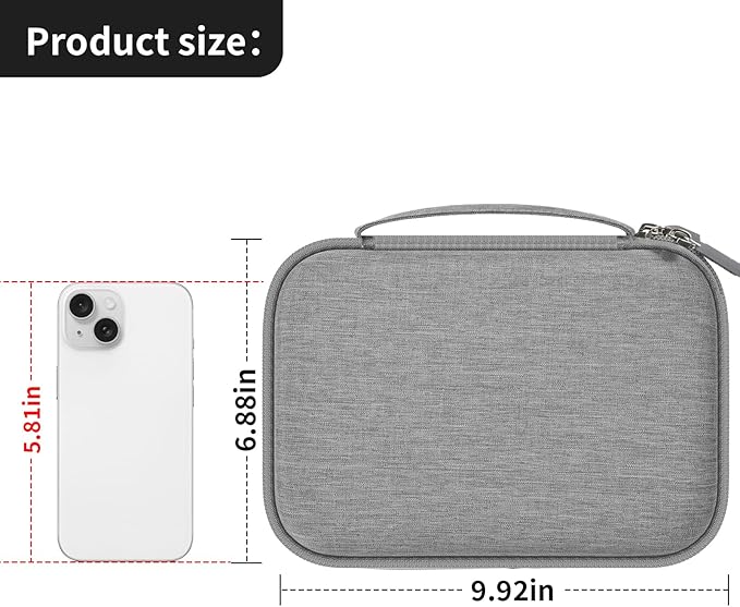 Travel Sunglass Organizer Case for Quay Polarized Sunglasses Men Women, Trendy Glasses Storage Box (Bag Only)