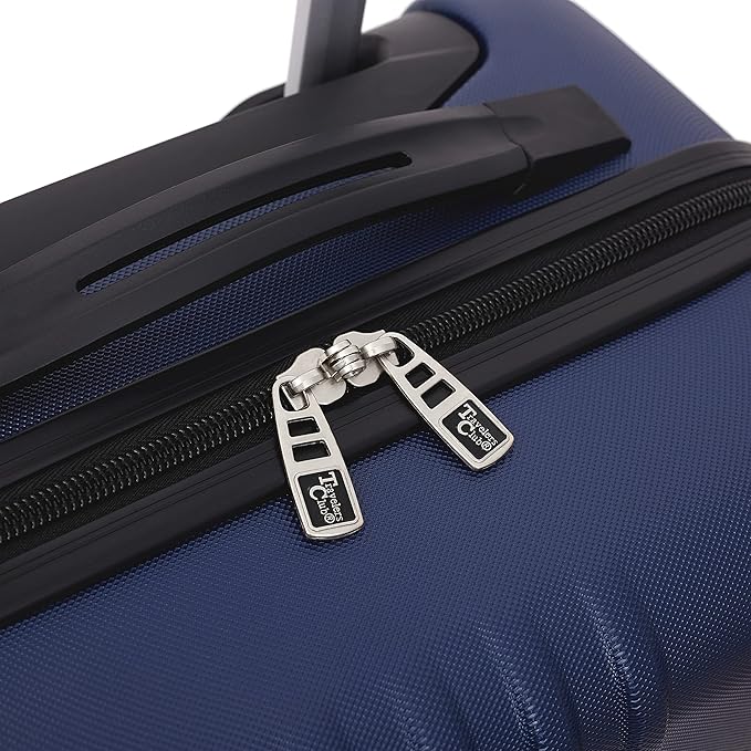 Travelers Club Cosmo Luggage, Navy Blue-2 Piece Set (28"/20")