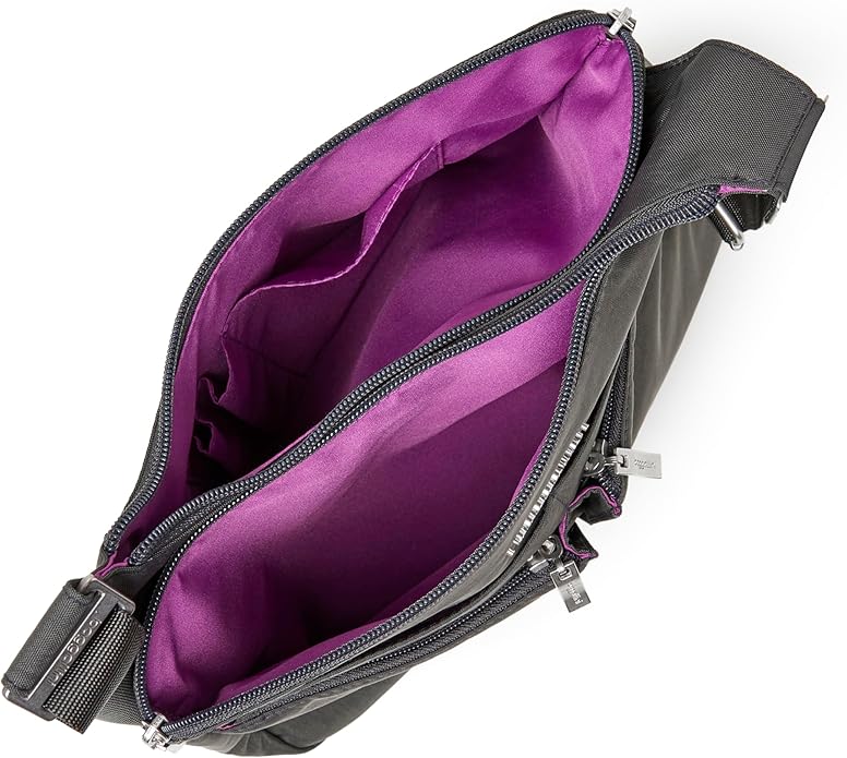 Baggallini Crossbody Travel Bag 11x8.5 Lightweight Water-resistant Nylon Handbag