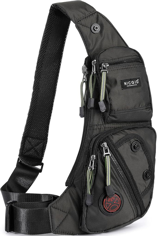 NICGID Sling Bag Chest Shoulder Backpack Crossbody Bags Casual Daypack for Men Women