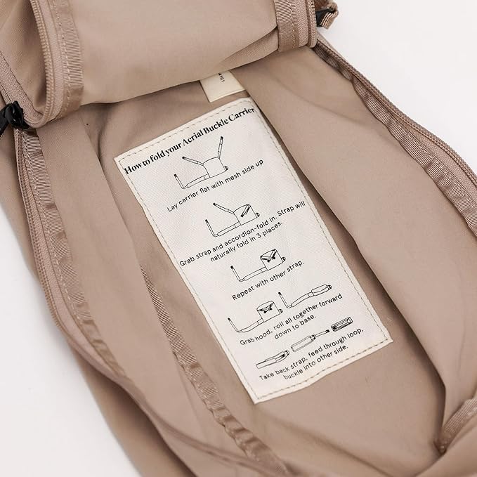 WildBird - Aerial Carry Bag - for the Aerial Buckle Baby Carrier (Desert Lark) - Breathable, Lightweight, Durable - Quick Drying, Moisture Wicking - Polyester, Nylon, Spandex - Baby Bag, New Mom Gifts