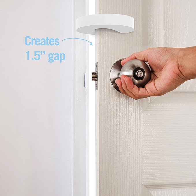 Door Pinch Guard Baby Door Stopper 6Pk Soft Foam Door Stopper. Prevents Finger Pinch Injuries Child/Pet from Getting Locked in Room