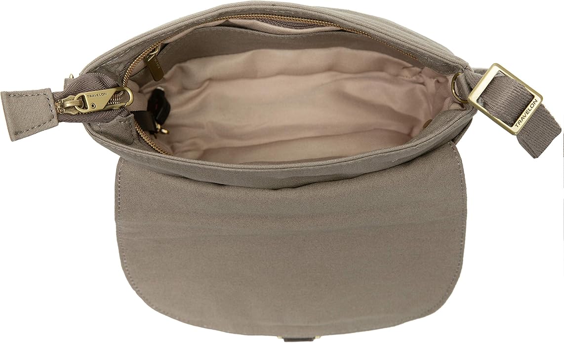 Travelon Anti-Theft Courier Saddle Crossbody