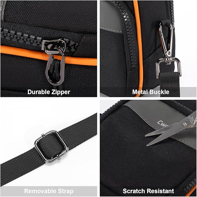 Cwatcun Mini Digital Compact Camera Sling Bag，Portable Protective Small Crossbody Camera Case Lightweight Photography Camera waist bag for Canon Nikon Sony Fuji Digital Camera