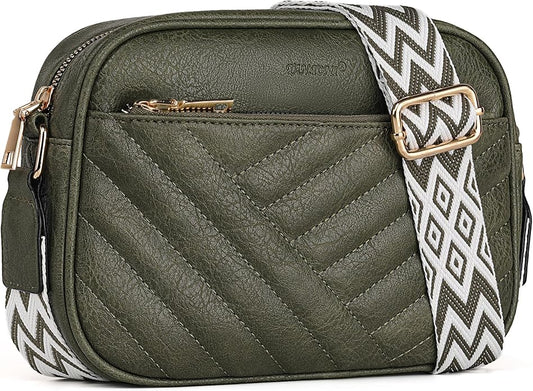 TANTOMI Small Crossbody Bags for Women, Small Purses with Card Slots Phone Purse Wide Adjustable Strap