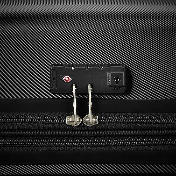 Samsonite Evolve SE Hardside Expandable Luggage, Bass Black, Large Spinner