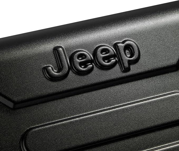Jeep JH004C Hardside Expandable Luggage with Spinner Wheels, Black, Checked-Medium 24 Inch