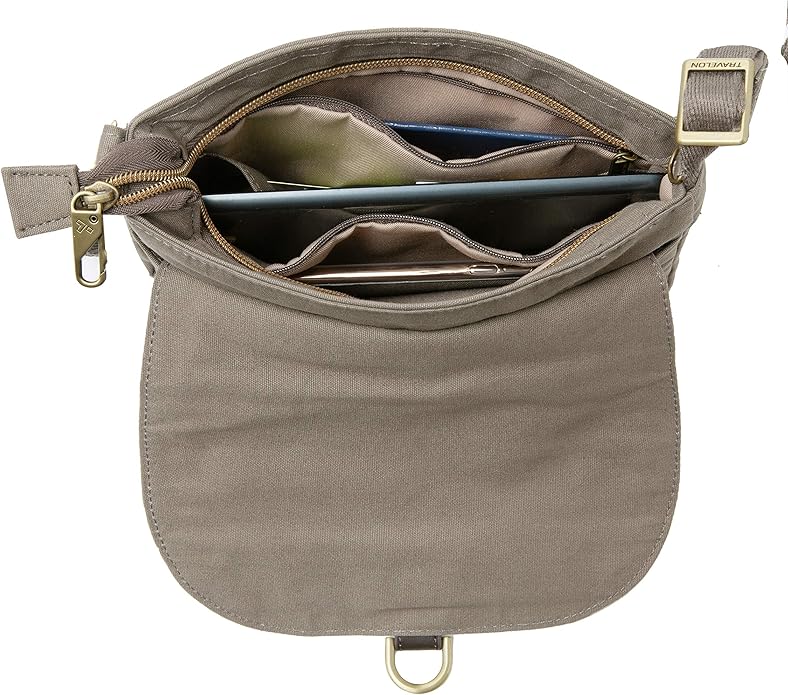Travelon Anti-Theft Courier Saddle Crossbody