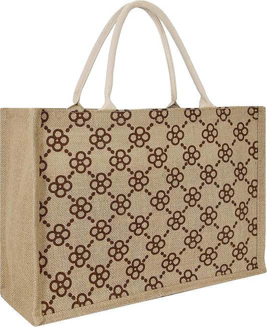 Hibala Woven Large Beach Bag Straw Beach Tote Handmade Weaving Shoulder Tassel Bag Handbag