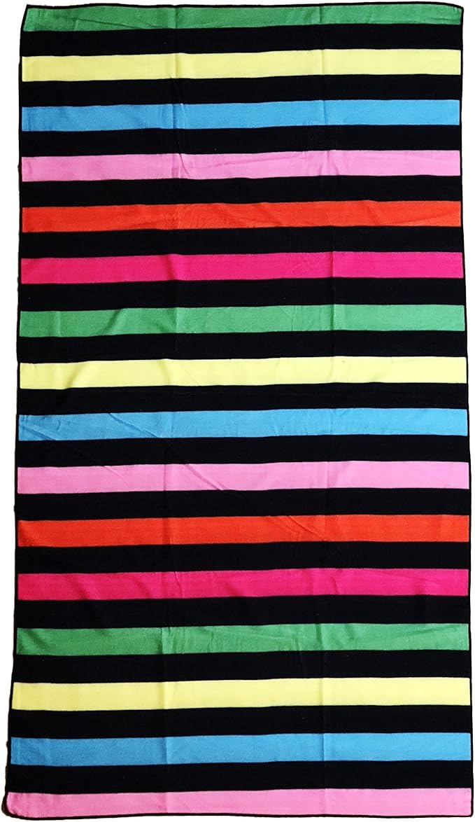 allgala Microfiber Beach Towel | Packable Beach Towel for Family | Quick Dry, Lightweight, Super Absorbent | Perfect for Beach, Pool, and Camping | Oversize 40"x70" - Stripe