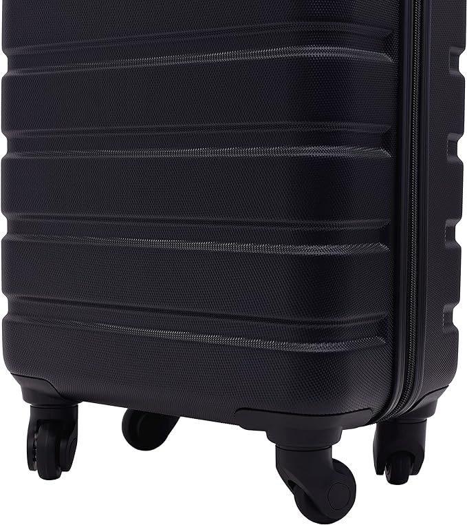 Wrangler 20" Hardside Spinner Carry-On Luggage, Black