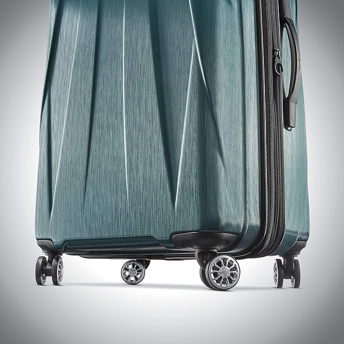 Samsonite Centric 2 Hardside Expandable Luggage with Spinner Wheels, Emerald Green, 3-Piece Set (20/24/28)