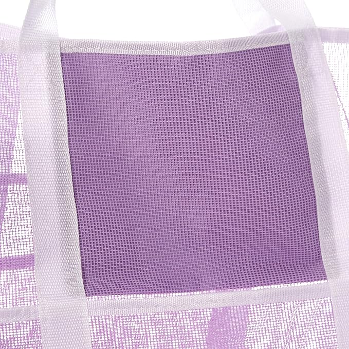 Dejaroo Mesh Sand Free Bag - Strong Lightweight Bag For Beach & Vacation Essentials. Tons of Storage!