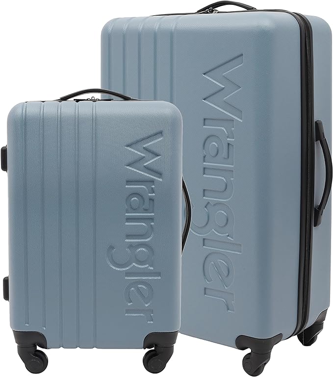 Wrangler Quest Luggage Set, Winter Sky, 2 Piece Set (28"/20")