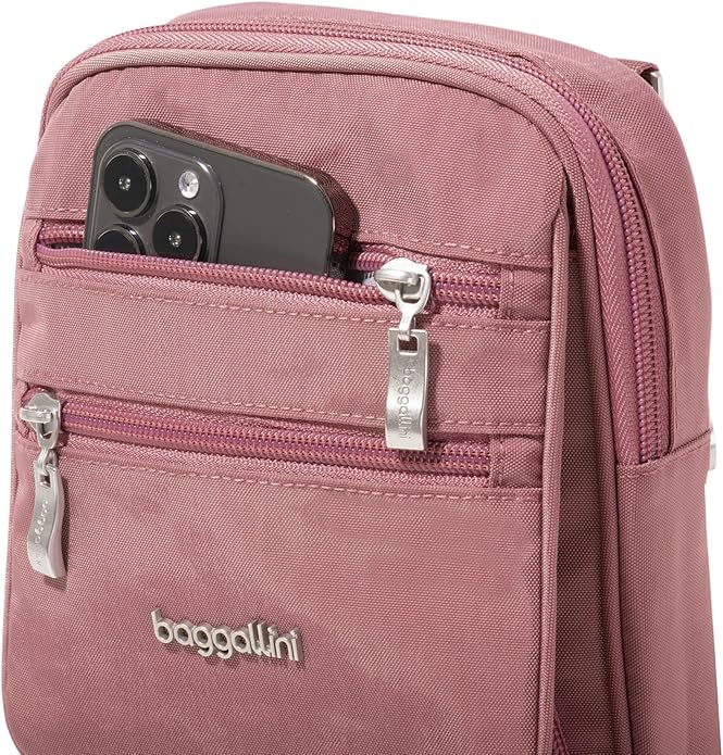 Baggallini Journey Crossbody Bags for Women 9x6 Small Lightweight Travel Handbag W/RFID