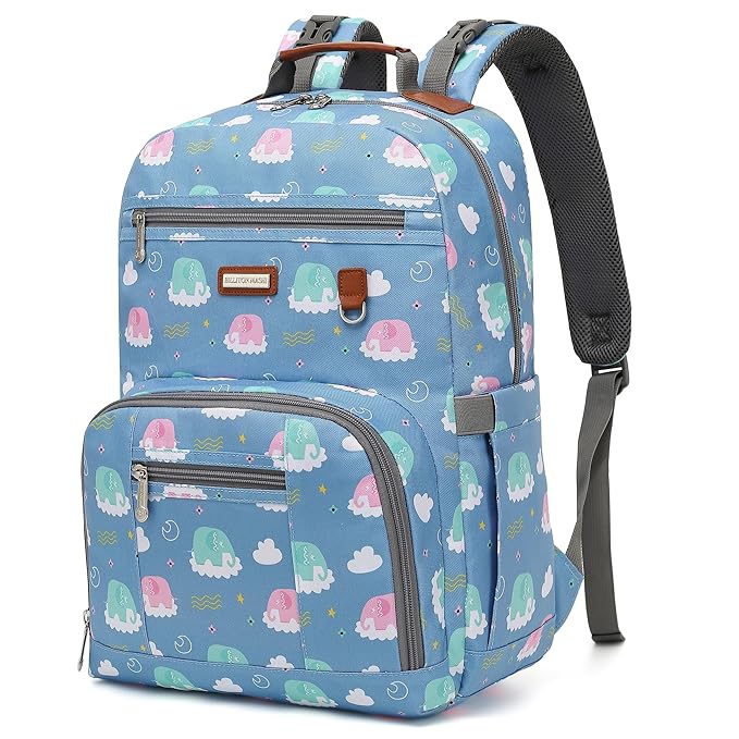 Diaper Bag Backpack, Large Baby Nappy Bags with Portable Changing Pad for Boys and GirlsMultifunction Travel Baby Bag for Moms Dads, Shower Gifts Waterproof and Stylish