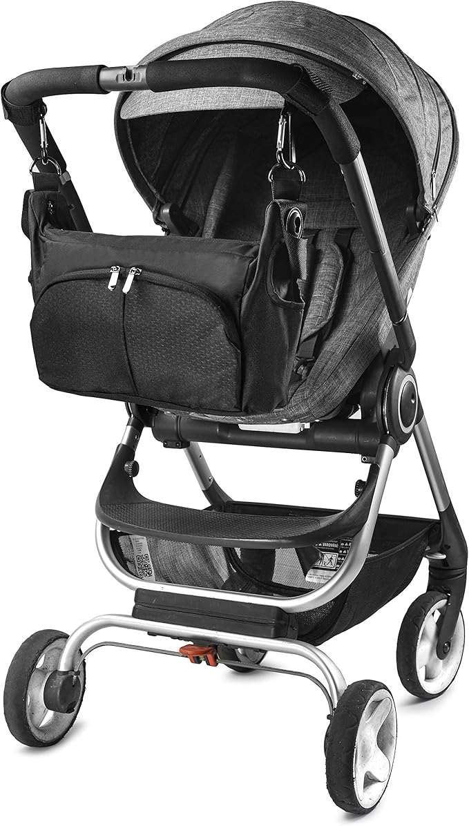 Baby & Beyond Essential Bag, Compatible with Doona Car Seat Stroller, with additional hooks and straps to be compatible with any universal stroller, Converts into Tote Diaper Bag