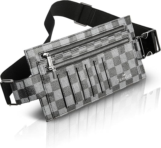 Luxury Travel Wallet – Hidden Money Belt, RFID-Blocking, Anti-Theft Passport Holder for Men & Women (Black)