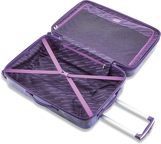 American Tourister Moonlight Hardside Expandable Luggage with Spinner Wheels, Cosmos, Carry-On 21-Inch