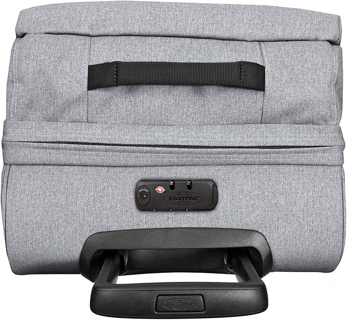 Eastpak Tranverz L – 121L Large Wheeled Luggage with Dual Compartments, TSA Lock, Compression Straps & Smooth-Wheeling System, Sunday Grey