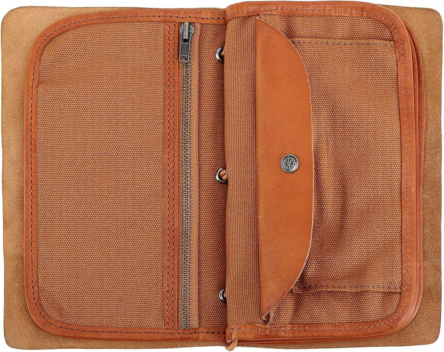 Genuine Leather Nomad Organizer Travel Wallet | Women's Wallet Clutch Passport Holder