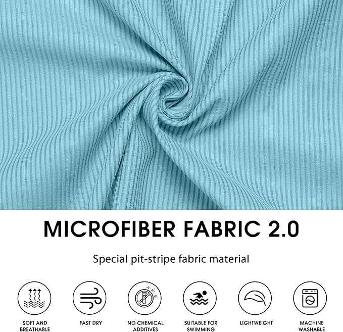 4Monster Microfiber Camping Towel - Quick Dry, Super Absorbent, Lightweight Travel Towel for Hiking, Beach, Gym, Backpacking, Yoga - Compact with Carry Bag (Lake Green, Medium(40.00" x 20.00"))