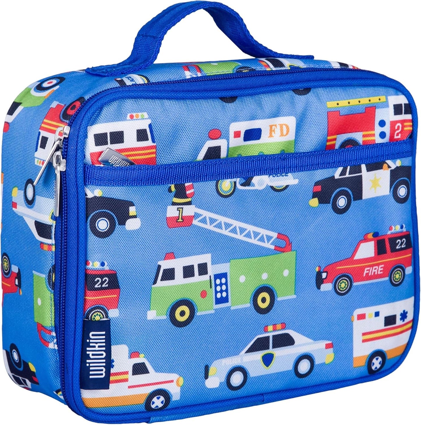 Wildkin Kids Insulated Lunch Box – Durable and Reusable for School & Travel - Heroes
