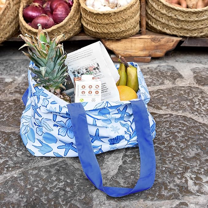 Dock & Bay Everyday Beach Tote Bag - Reusable Carrier Bag for Daily Use - Carries Up to 10kg - 100% Recycled Materials