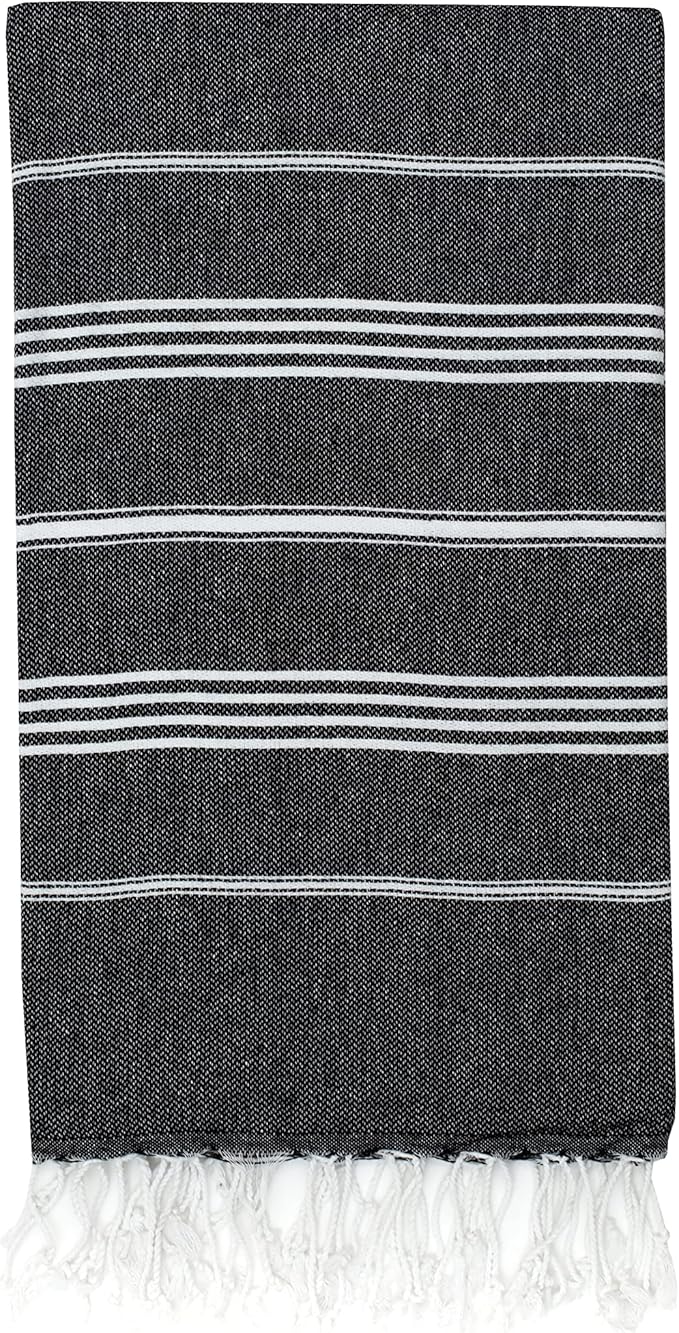 HAVLULAND Turkish Beach Towels – Oversized, Quick-Dry & Sand-Free | Lightweight, Absorbent Bath Towels for Beach, Pool, Travel, Vacation, Adults Gifts Cruise Essentials| 40” x 72” Bulk Set