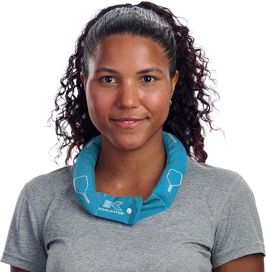 KOOLGATOR Evaporative Cooling Neck Wrap – Reusable Neck Cooler with Long Lasting Relief During Hot Weather Activities, Sports, & Outdoor Work, Pickleball, 1 Pack