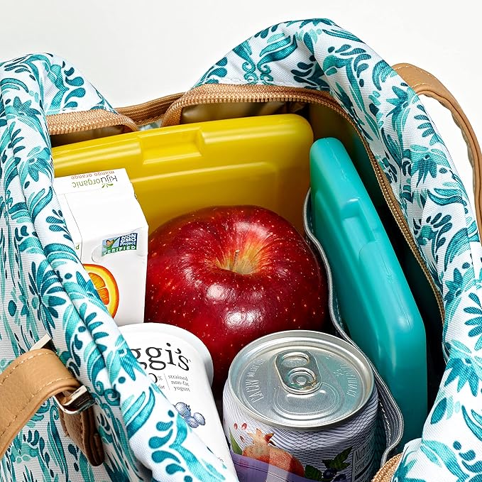 Cool Coolers by Fit & Fresh Slim Ice Packs,Quick Freeze Space Saving Reusable Ice Packs for Lunch Boxes or Coolers,Multi Colored,(Pack of 48)