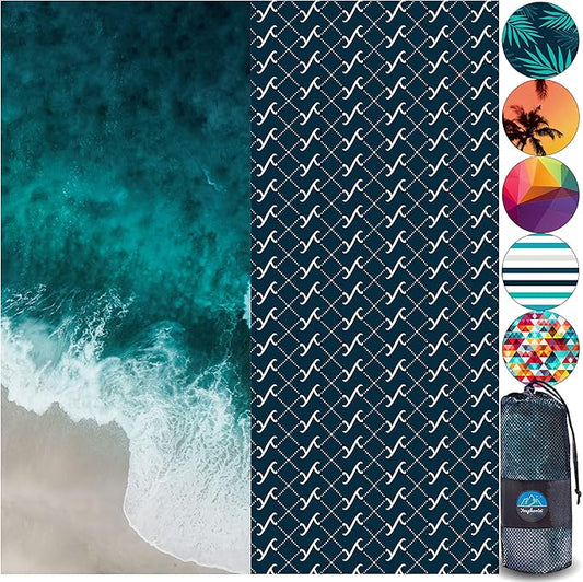 Youphoria Microfiber Travel Towel Fast Drying Lightweight - Quick Dry Towel for Camping, Beach, Backpacking, Hiking & Sport