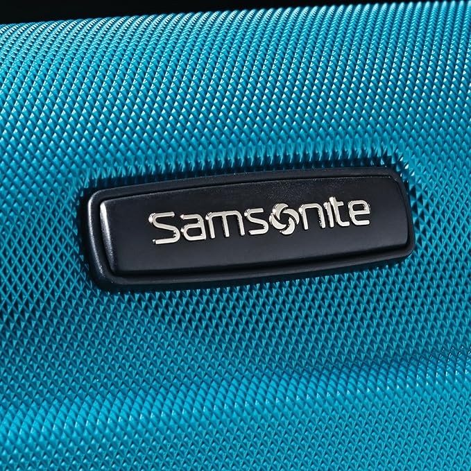 Samsonite Omni PC Hardside Expandable Luggage with Spinner Wheels, Caribbean Blue, 2-Piece Set (20/28)