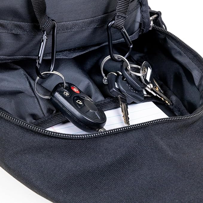 Crossbody Sling Bag – Anti-Theft Carryall Daypack Backpack with Adjustable Chest Strap for Travel or Hiking (Black)