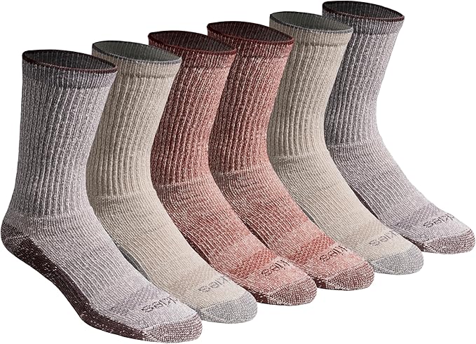 Dickies Men's Dri-Tech Original Moisture Control Crew Socks, Available in M-XXL (6, 12, 18 Pairs)