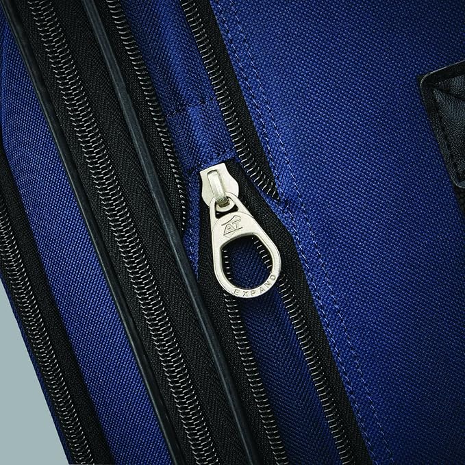 American Tourister Fieldbrook XLT Softside Upright Luggage, Navy, 3-Piece Set (BB/21/25)