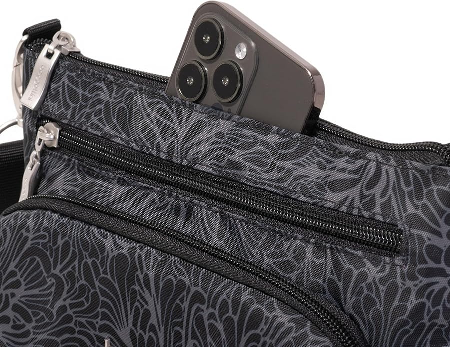 Baggallini Original Everyday 11x7.5 Crossbody Bags Rfid Protected Lightweight Nylon Zippered Travel Purse
