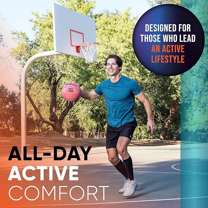 Calf Compression Sleeves for Men and Women - (1 Pair) Footless Compression Socks Support for Varicose Vein, Nursing, Pregnancy, Running - PhysFlex Leg Sleeve Brace for Shin Splints, Pain Relief and