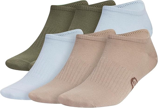 adidas Men's Superlite No Show Socks (6 Pairs) Lightweight & Breathable