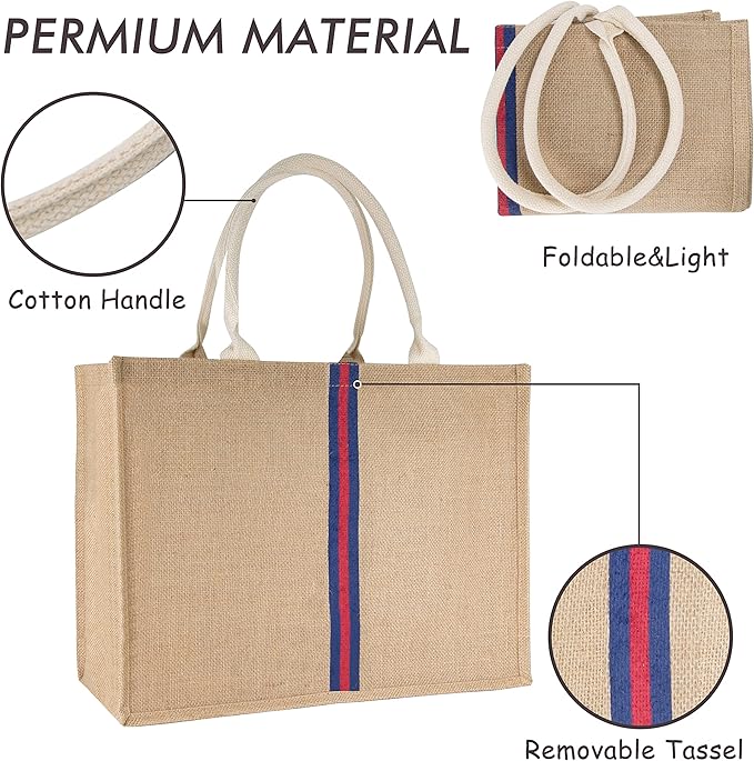 Hibala Woven Large Beach Bag Straw Beach Tote Handmade Weaving Shoulder Tassel Bag Handbag