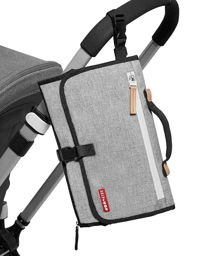 Skip Hop Portable Baby Changing Pad, Pronto, Grey Melange