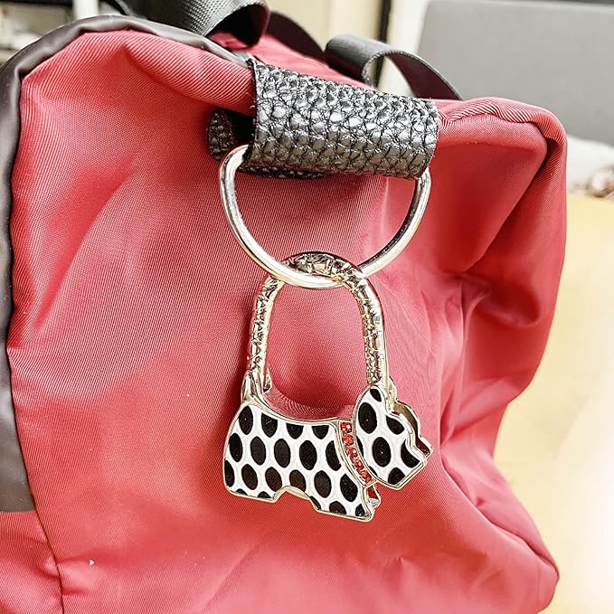 KSMD Purse Hooks for Table and Bars,Portable Purse Hanger Organizers Hooks Handbag Holder Pocketbook Holder Bag Storage for Desk Bag Hook,Foldable Folding Table Hook Hanger