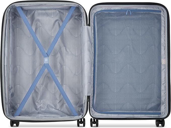 DELSEY PARIS Cruise 3.0 Hardside Expandable Luggage with Spinner Wheels, Graphite, 3 Piece Set (20/24/28)