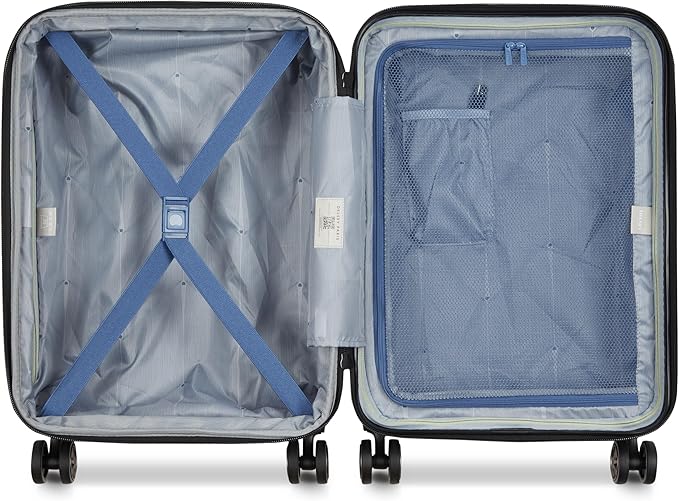 DELSEY PARIS Cruise 3.0 Hardside Expandable Luggage with Spinner Wheels, Deep Sea Navy, Carry on 20 Inch