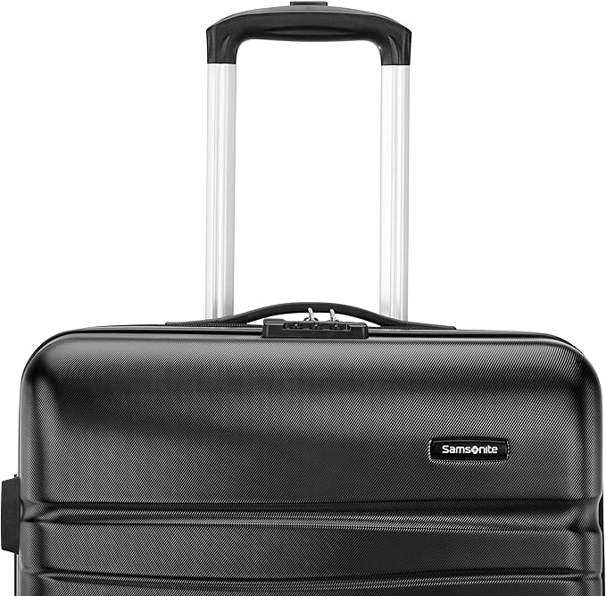 Samsonite Evolve SE Hardside Expandable Luggage, Bass Black, Large Spinner
