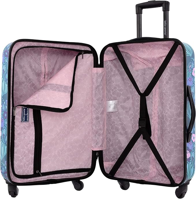 Bella Caronia 3 Piece or 20" Carry-On Set Voguish Luggage Set, Desert Pattern, 3 Piece Set