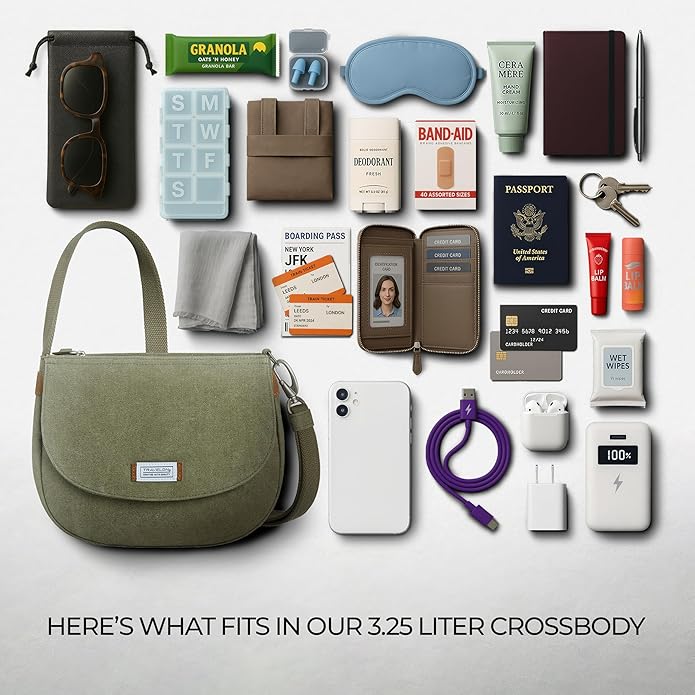 Travelon Anti-Theft Heritage Saddle Crossbody | Anti-Theft
