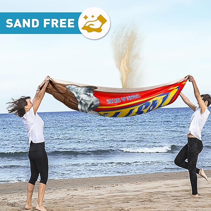 Solaris Microfiber Beach Thin Blanket for Swimming, 40"x71" Sand-Free Quick-Dry Absorbent Compact Towel Mat for Adults, Ideal Travel Beach Gifts