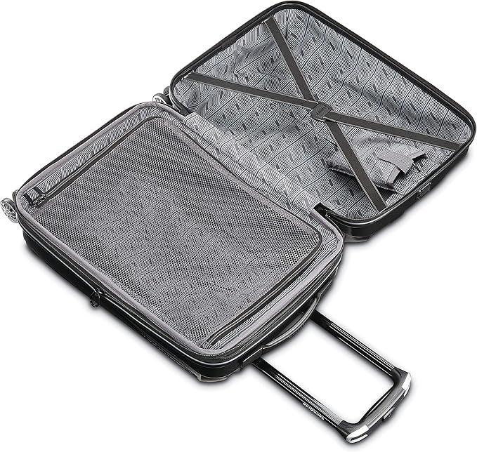 Samsonite Centric 2 Hardside Expandable Luggage with Spinner Wheels, Olive, 2-Piece Set (20/24)